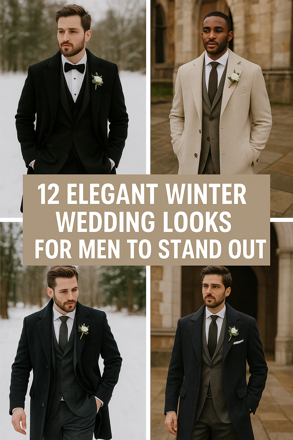 15 Formal Winter Outfit Ideas for Men to Look Sharp