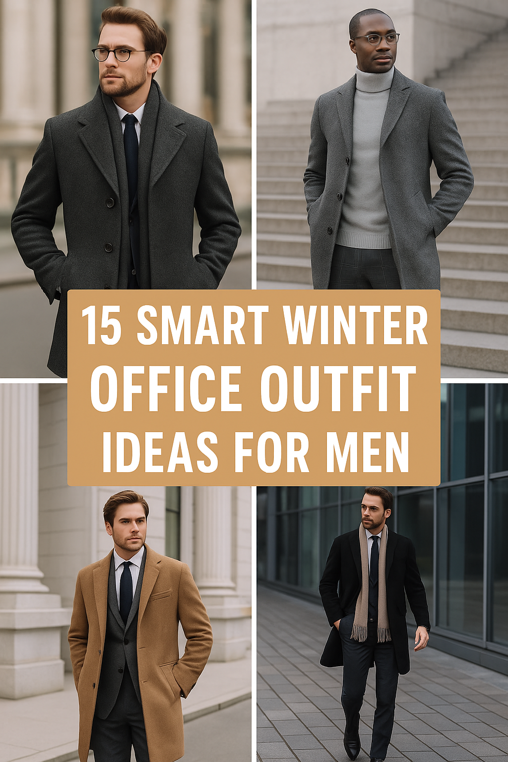 15 Smart Winter Office Outfit Ideas for Men