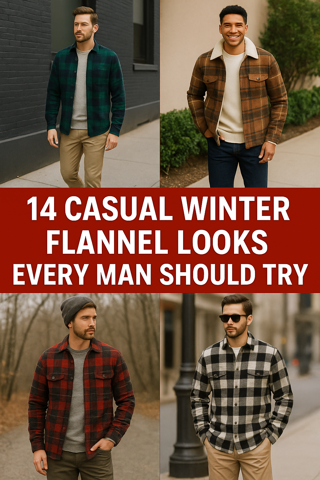 14 Casual Winter Flannel Looks Every Man Should Try