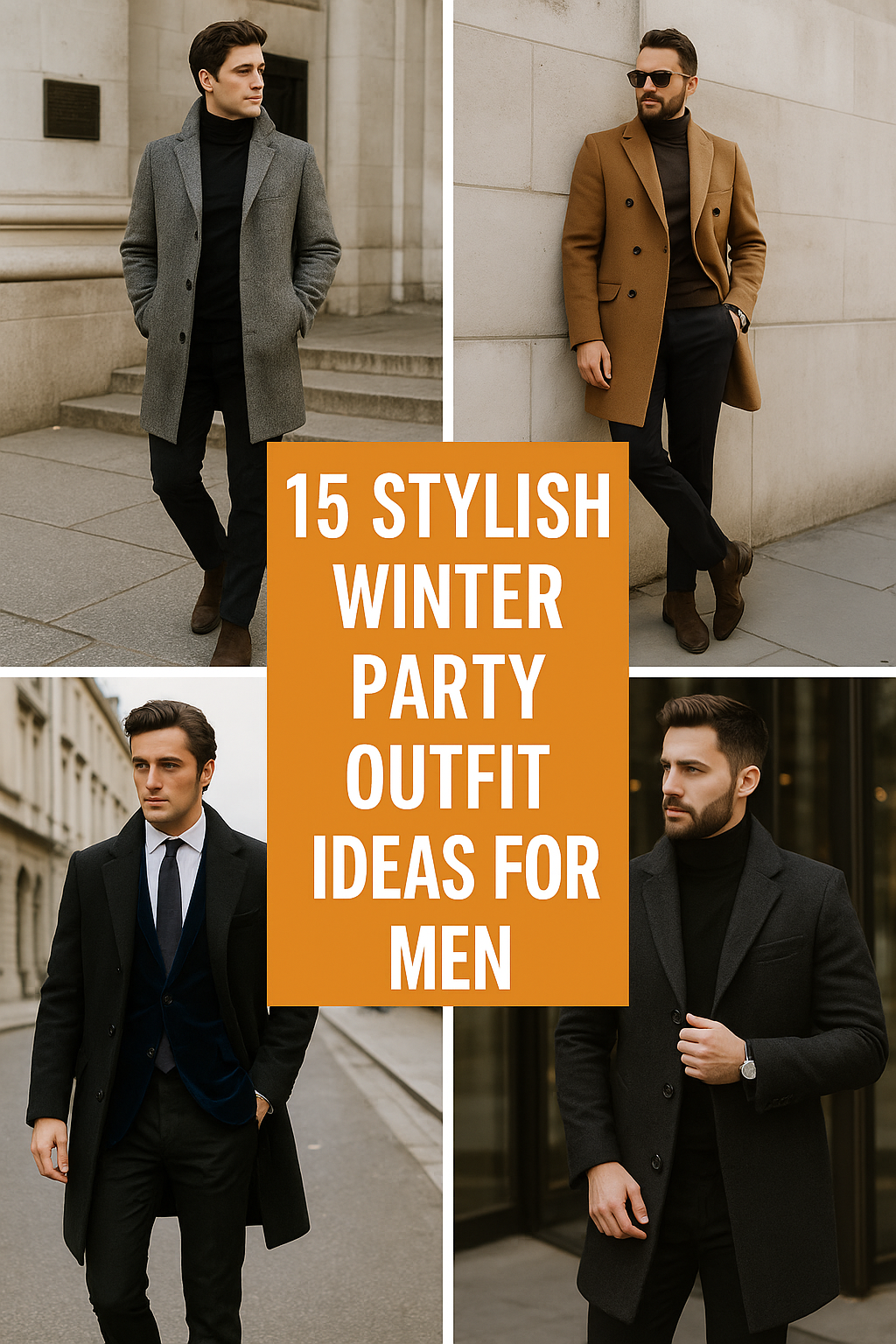 15 Stylish Winter Party Outfit Ideas for Men