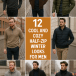 12 Cool and Cozy Half-Zip Winter Looks for Men
